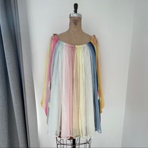 Rainbow dress size small